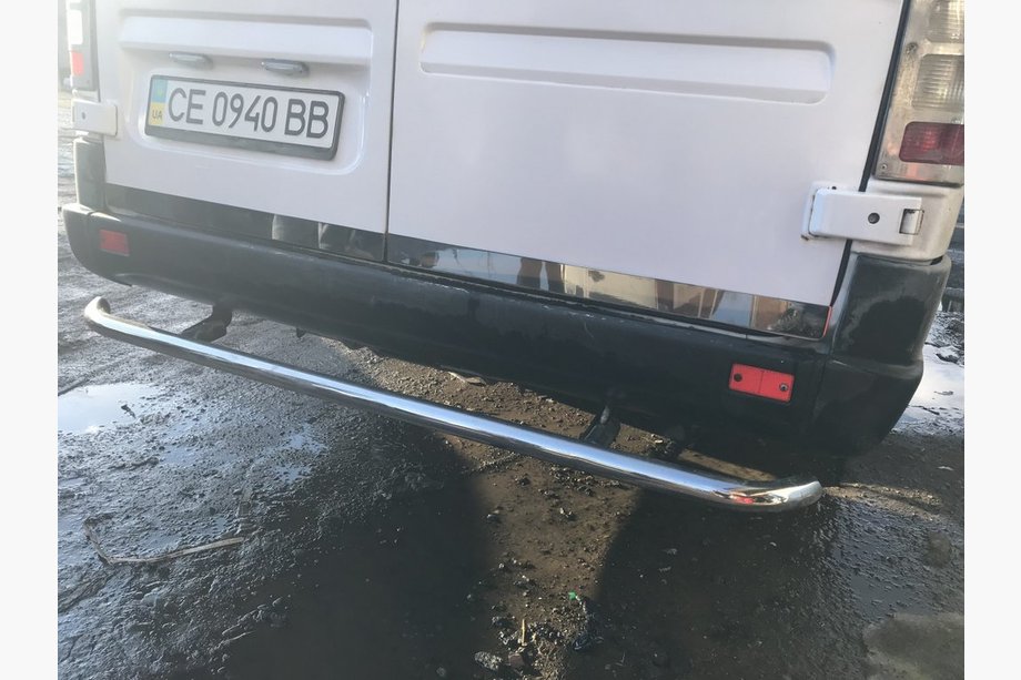 Volkswagen LT 1995–2006 Kofferbakrand (2-delig, RVS) Image