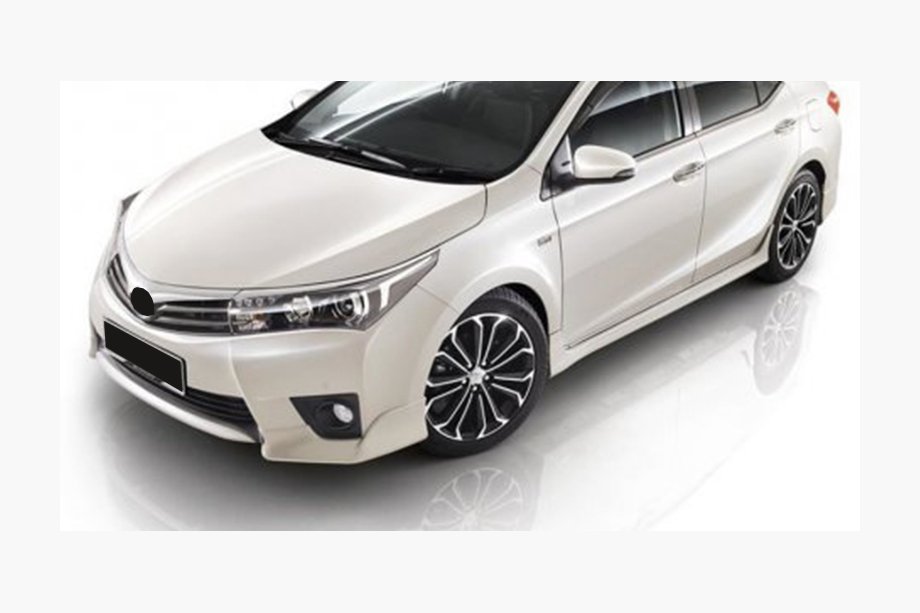 Toyota Corolla 2013–2019 Hoekstukken voor voor- en achterbumper (spuitklaar) Image