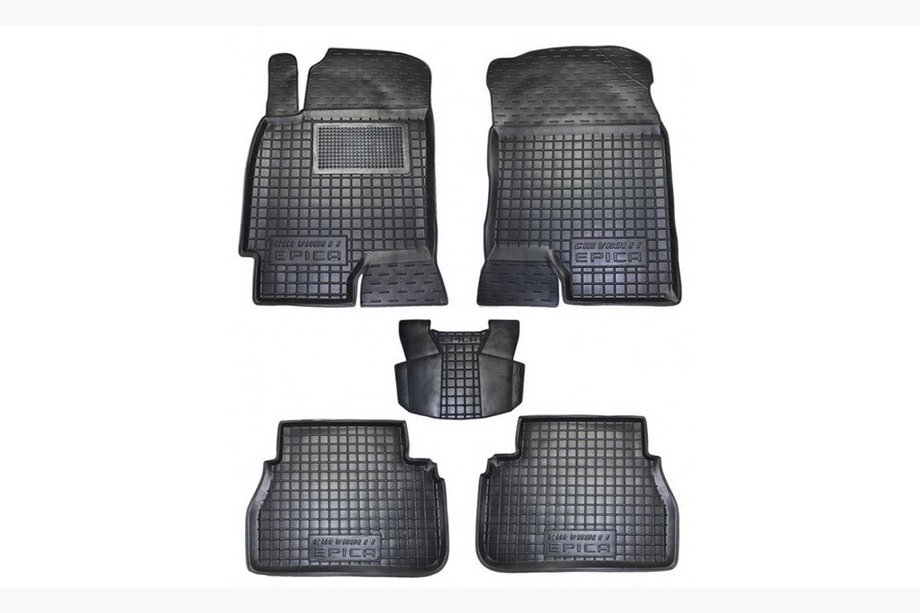 Chevrolet Epica 2006–2014 Rubberen automatten met opstaande rand (Autogumm) Image