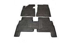 Hyundai Santa Fe 2 2006–2012 Rubberen automatten met opstaande rand 2006-2010 (Autogumm) foto 1
