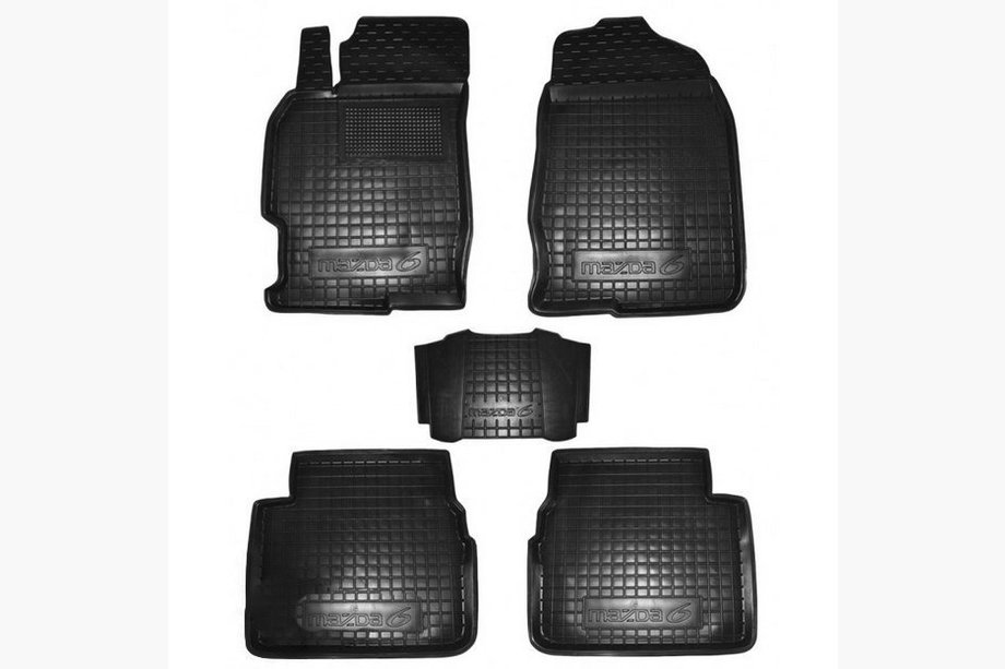 Mazda 6 2008–2012 Rubberen automatten met opstaande rand (Autogumm) Image