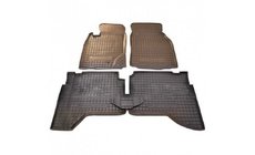 Mitsubishi Pajero Sport 1996–2007 Rubberen automatten met opstaande rand (Autogumm) foto 1