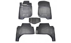 Mitsubishi L200 2006–2015 Rubberen interieurmatten met opstaande rand Short basis (Autogumm) foto 1