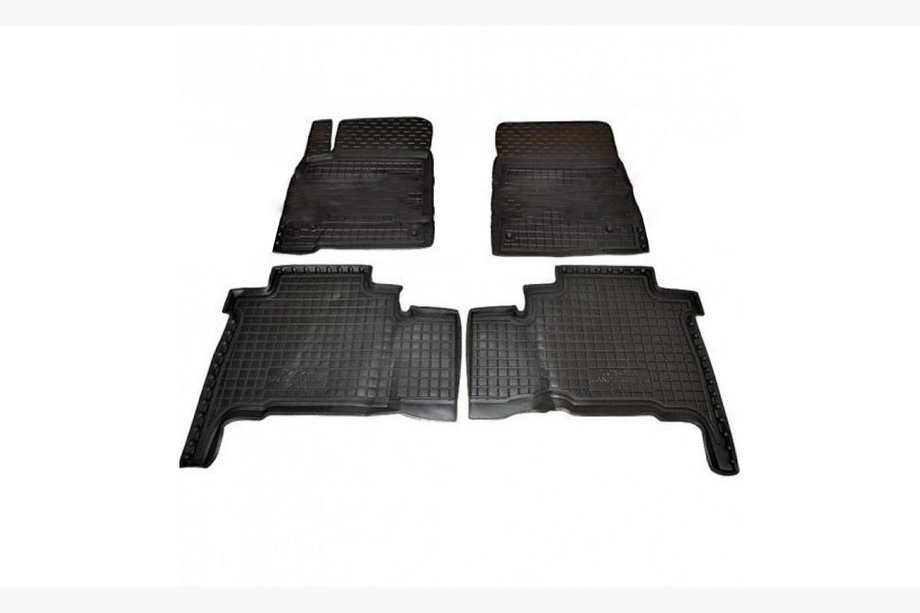 Toyota Land Cruiser 200 2007–2021 Rubberen automatten met opstaande rand 2007-2012 (Autogumm) Image