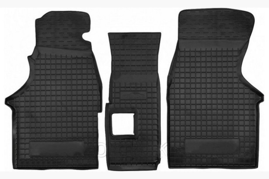 Volkswagen T4 Transporter 1990–2003 Rubberen automatten met opstaande rand (Autogumm) Image