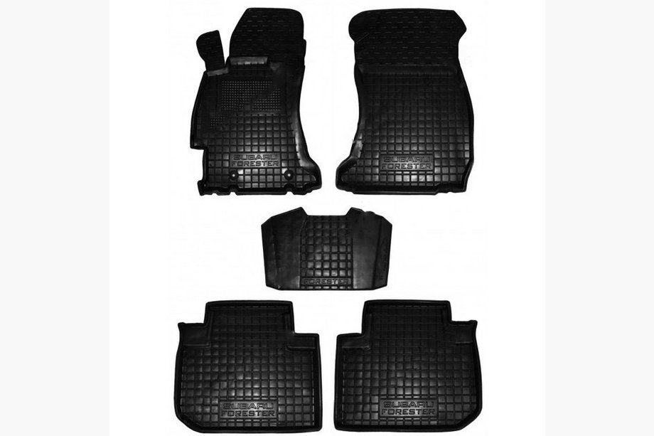 Subaru Forester 2013–2018 Rubberen automatten met opstaande rand (Autogumm) Image