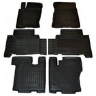 Kia Mohave 2008–2016 Rubberen automatten met opstaande rand voor 7 zitplaatsen (Autogumm) foto 1
