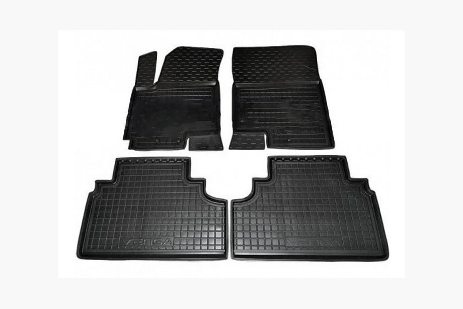 Kia Venga 2010–2019 Rubberen automatten met opstaande rand (Autogumm) Image