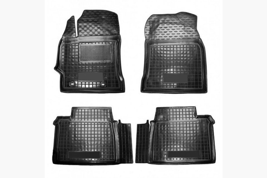 Toyota Corolla 2013–2019 Rubberen automatten met opstaande rand (Autogumm) Image