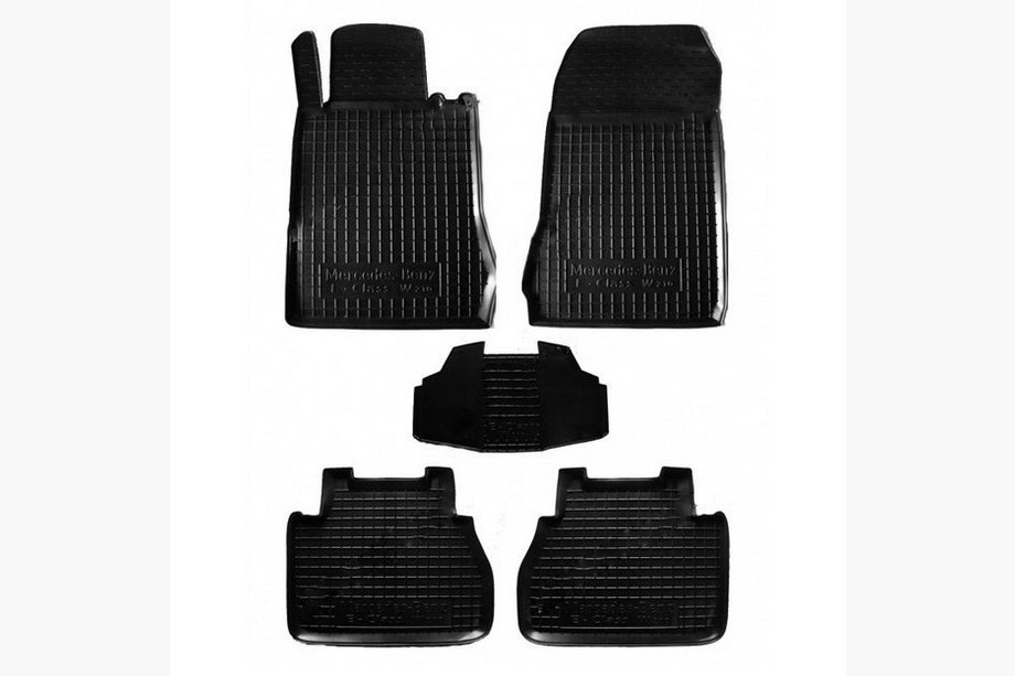 Mercedes S-Class W220 1998–2005 Rubberen automatten met opstaande rand (Autogumm) Image