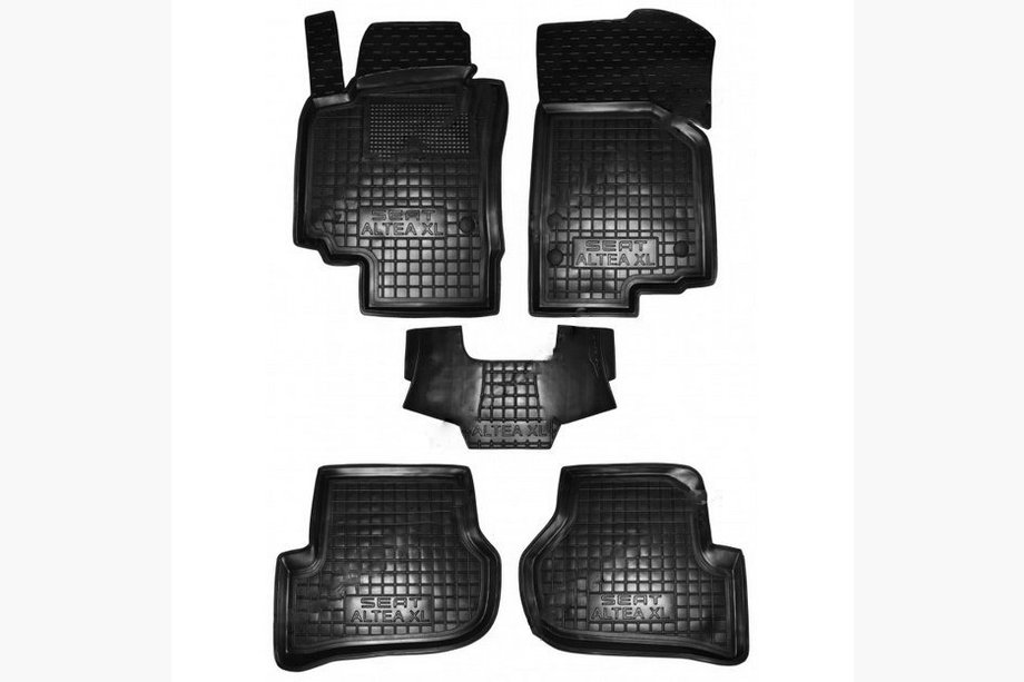 Seat Altea 2004–2015 Rubberen automatten met opstaande rand XL (Autogumm) Image