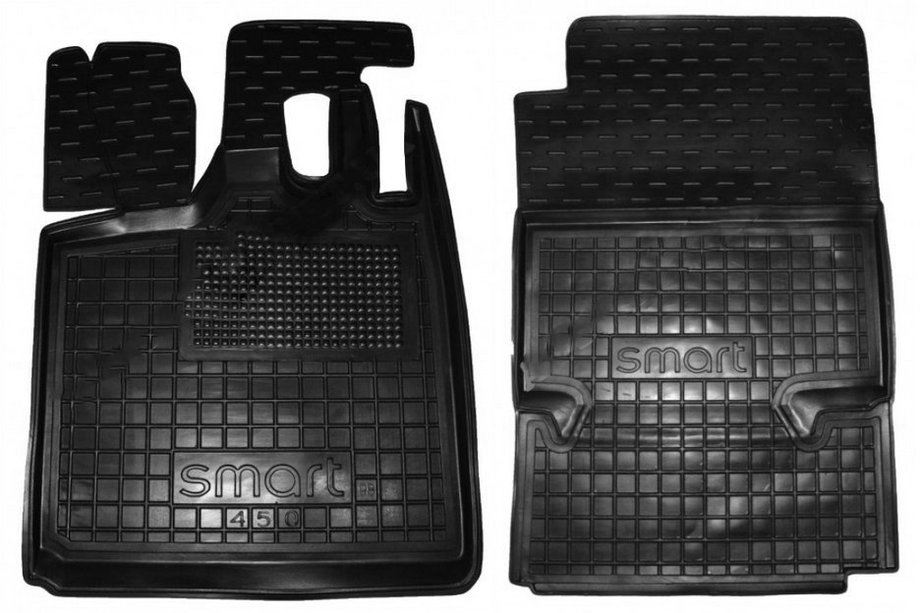 Smart 1998–2007 Rubberen automatten met opstaande rand 450 Fortwo (Autogumm) Image