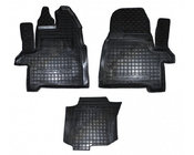 Ford Transit 2014– Rubberen automatten met opstaande rand 1+2 (Autogumm) foto 1