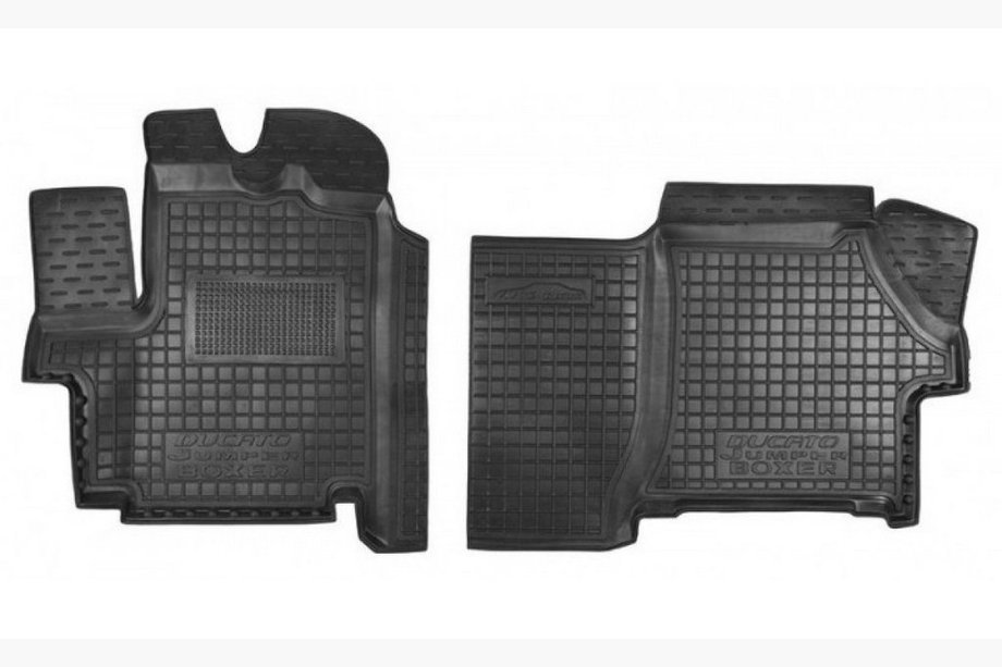 Fiat Ducato 2006–2025 Rubberen automatten met opstaande rand (Autogumm) Image