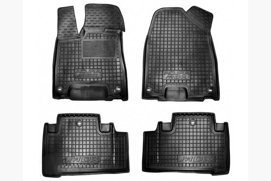 Acura MDX 2013–2020 Rubberen automatten met opstaande rand (Autogumm) Image