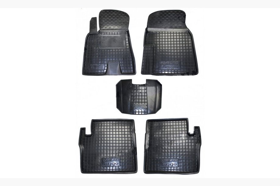 Toyota Rav 4 2001–2005 Rubberen automatten met opstaande rand (Autogumm) Image