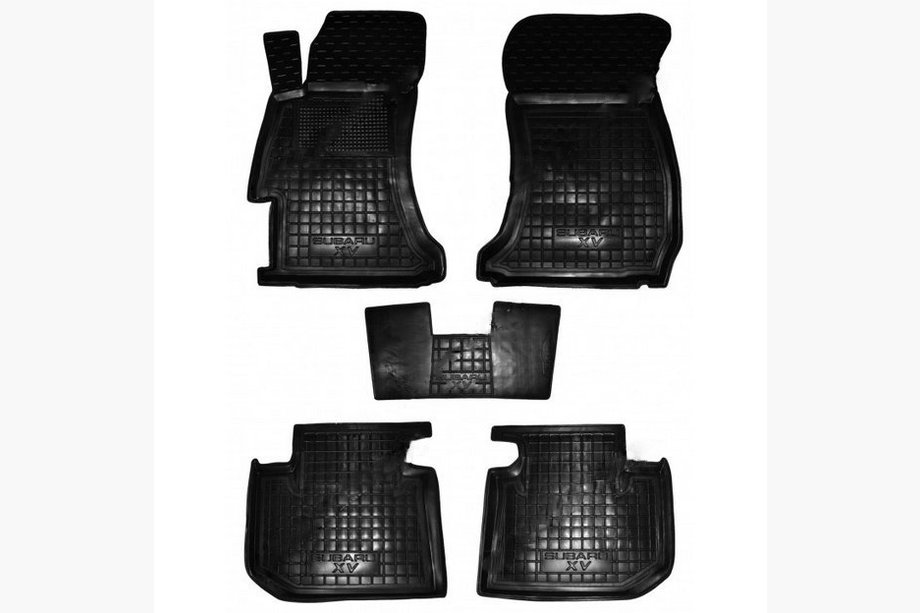 Subaru XV 2011–2017 Rubberen automatten met opstaande rand (Autogumm) Image