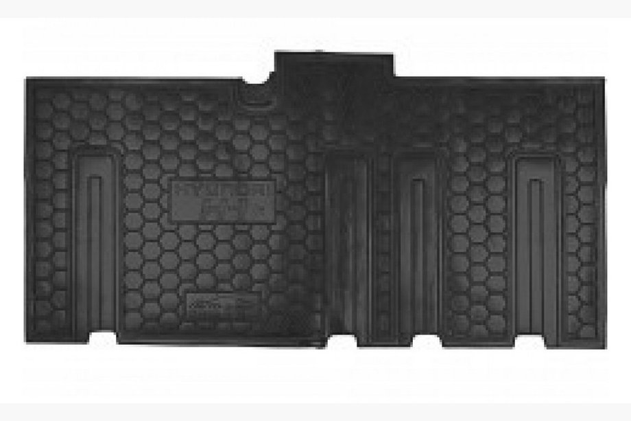 Hyundai H300, H1, Starex 2008–2020 Rubberen vloermatten met opstaande rand 2e rij (Autogumm) Image