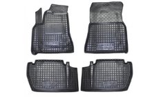 Peugeot Partner Tepee 2008–2018 Rubberen automatten met opstaande rand incl. tunnelmat, 5-delig (Autogumm) foto 1