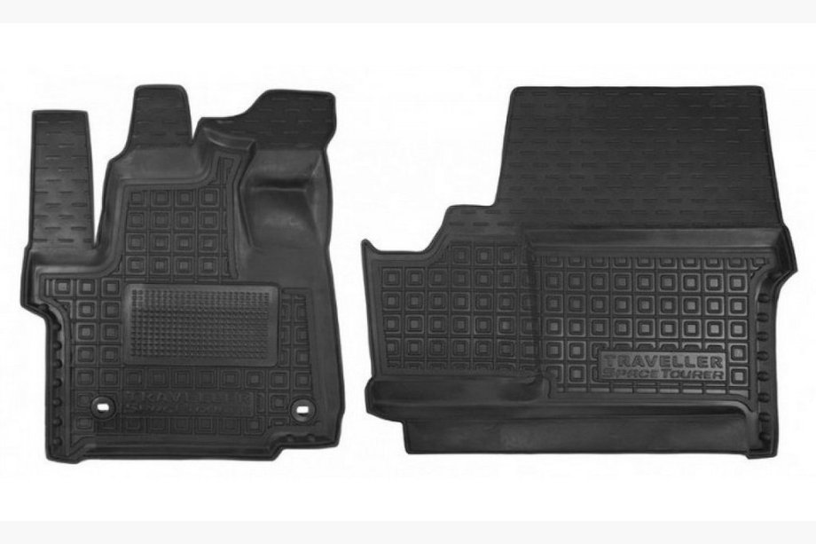Citroen Jumpy/Dispatch 2017– Rubberen automatten met opstaande rand (Autogumm) 1+2 Image