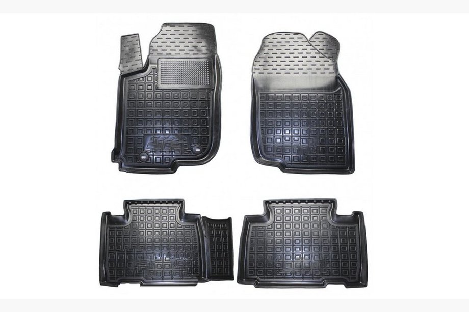 Toyota Rav 4 2013–2018 Rubberen vloermatten met opstaande rand 2016+ verbrandingsmotor (Autogumm) Image