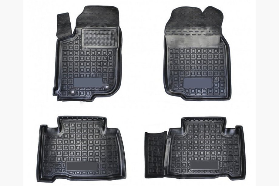 Toyota Rav 4 2013–2018 Rubberen vloermatten met opstaande rand 2016+ Hybrid (Autogumm) Image