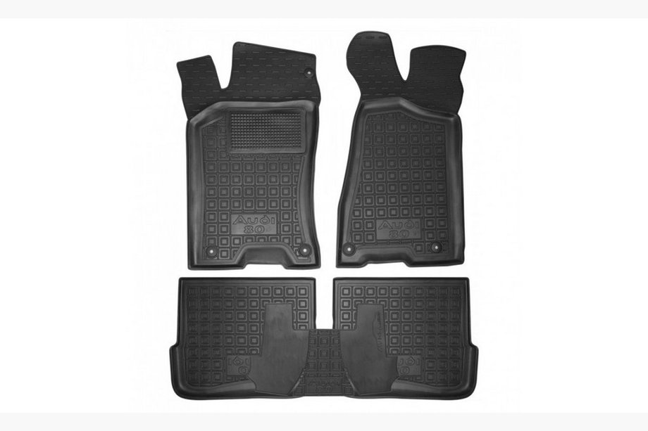 Audi 80/90 1987–1996 Rubberen automatten met opstaande rand 1991-1996 (Autogumm) Image
