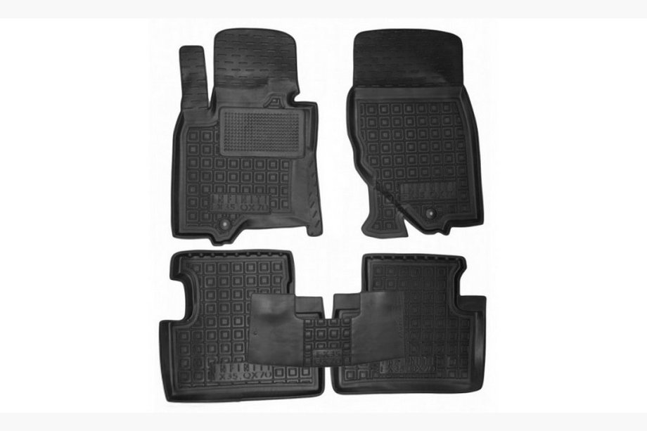 Infiniti FX 2008–2012 Rubberen automatten met opstaande rand (Autogumm) Image