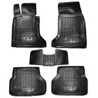 BMW 5 Serie E60/E61 2003–2010 Rubberen automatten met opstaande rand (Autogumm) foto 1