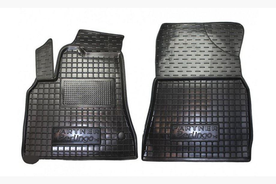 Citroen Berlingo 2008–2018 Rubberen automatten met opstaande rand, 2 stuks (Autogumm) Image