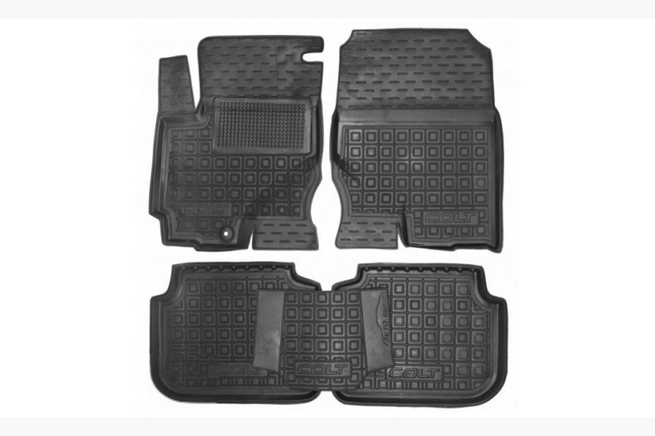 Mitsubishi Colt 1996–2004 Rubberen automatten met opstaande rand 2002+ 5D (Autogumm) Image