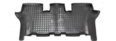 Kia Sorento III UM 2014–2020 Rubberen vloermatten met opstaande rand derde rij (Autogumm) foto 1