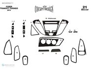 Ford Custom 2013–2022 Dashboard sierlijsten Aluminium foto 3