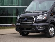 Ford Transit 2014– Grillelijsten (2019+, 4-delig, RVS) foto 1