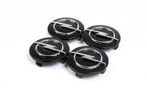 Opel Naafdoppen 60/55 mm zwart (4 stuks) foto 1