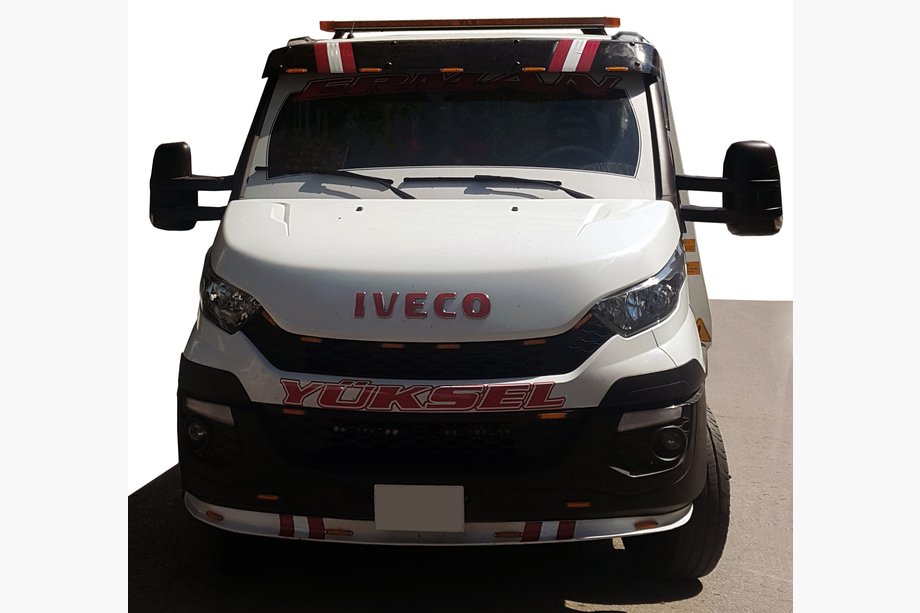 Iveco Daily 2014– Voorruit vizier V1 (zwart hoogglans, 5 mm) Image