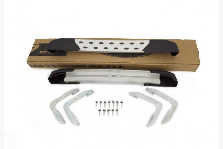 Mercedes Sprinter W901/902/903/904/905 1995–2006 DOT-Line side steps achter het wiel (2 stuks, aluminium) Foto 2