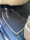 Toyota Sequoia 2007–2022 Polyurethaan automatten, 3 rijen (EVA, zwart) Middenrij – doorgang foto 1
