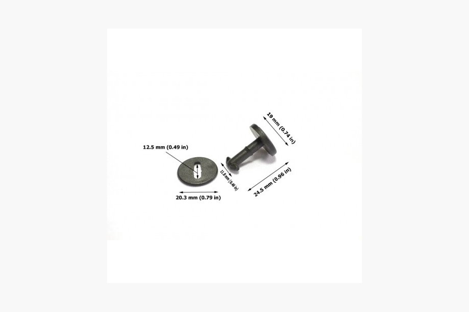 BMW vloermatclip (oud type) Foto 1