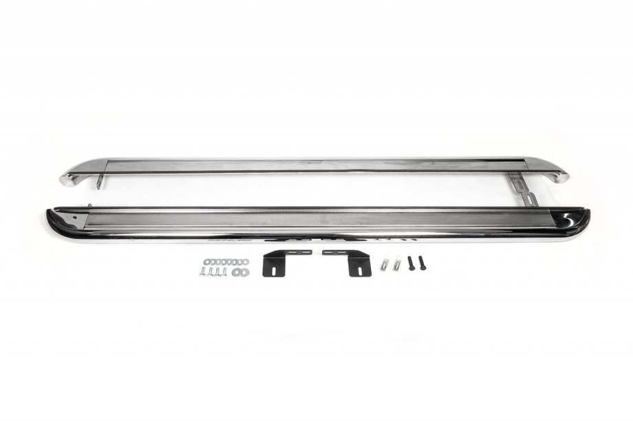 Volkswagen Tiguan 2007–2016 Premium side steps (2 st., RVS) Ø60 Foto 2