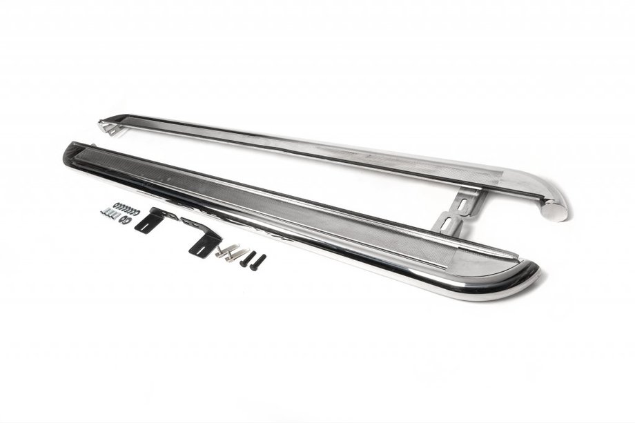 Peugeot Expert 1995–2007 Premium side steps (2 st., RVS) Image