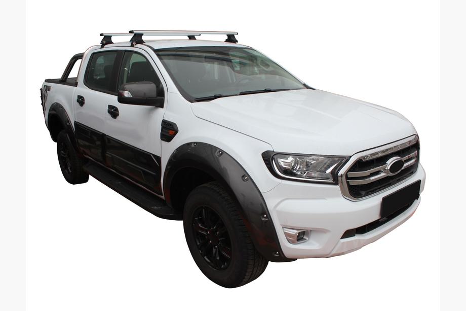 Ford Ranger 2011–2022 Dakdrager-dwarsbalken voor glad dak (2 stuks, Asaf V4) Foto 1