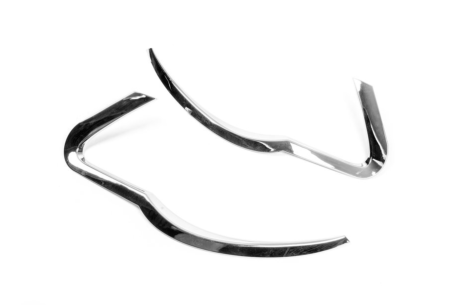 Volkswagen Touareg 2002–2010 Chroom koplampcovers voor 2008-2011 (2 stuks, kunststof) Image