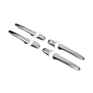 Deurgreep covers (set 4 stuks, RVS) foto 3