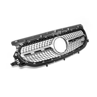 Voorgrille Diamond Silver Mercedes GLA H247 2020– foto 3