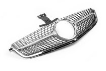 Mercedes C-klasse W204 2007–2015 Voorgrille Diamond Silver (voor C63) foto 2