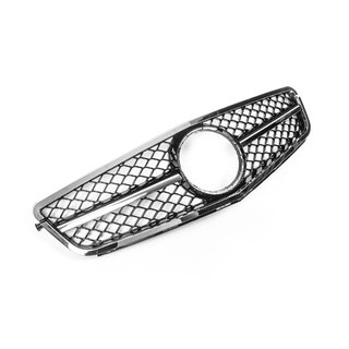 AMG Silver voorgrille Mercedes C-klasse W204 2007–2015 foto 1