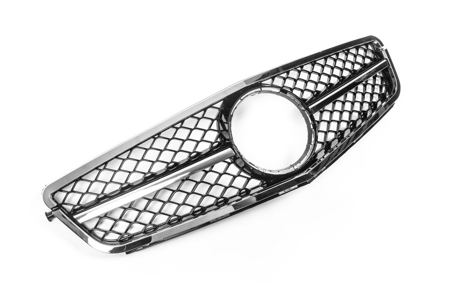 Mercedes C-klasse W204 2007–2015 AMG Silver voorgrille Image