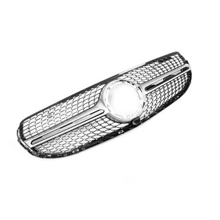 Voorgrille Diamond Silver (voor Base 2019-2022) Mercedes GLC X253 2015–2022 foto 2