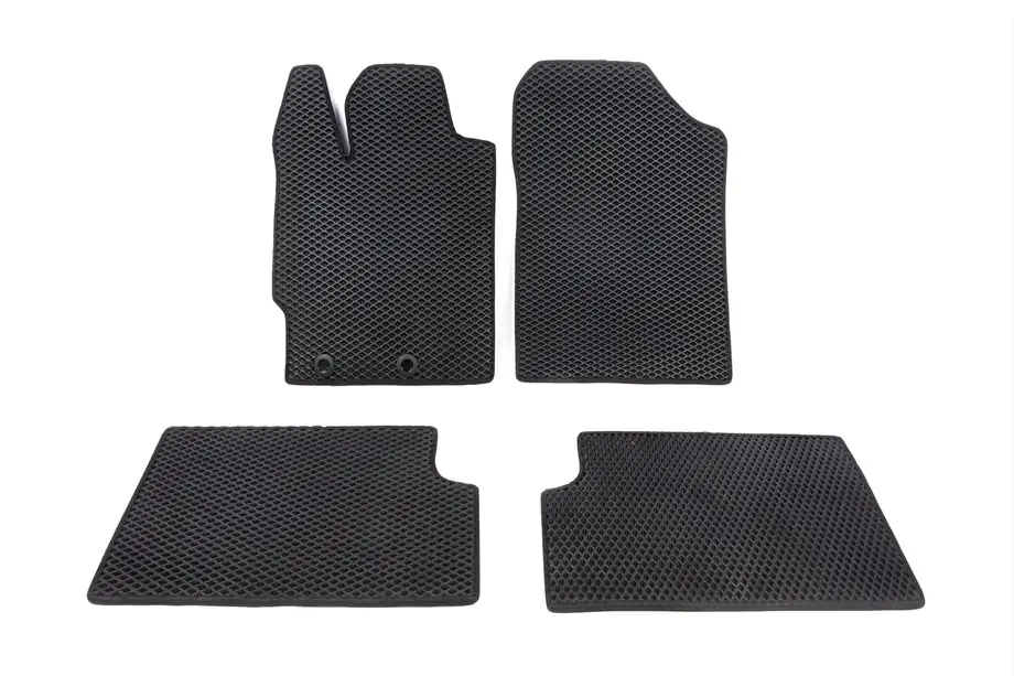 Toyota Yaris 2010–2020 EVA vloermatten voor verbrandingsmotor (zwart) Image